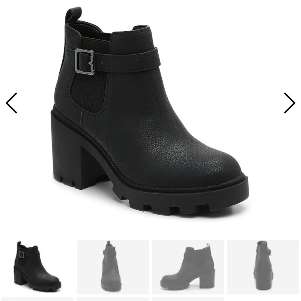Black Chelsea Boots with Buckle